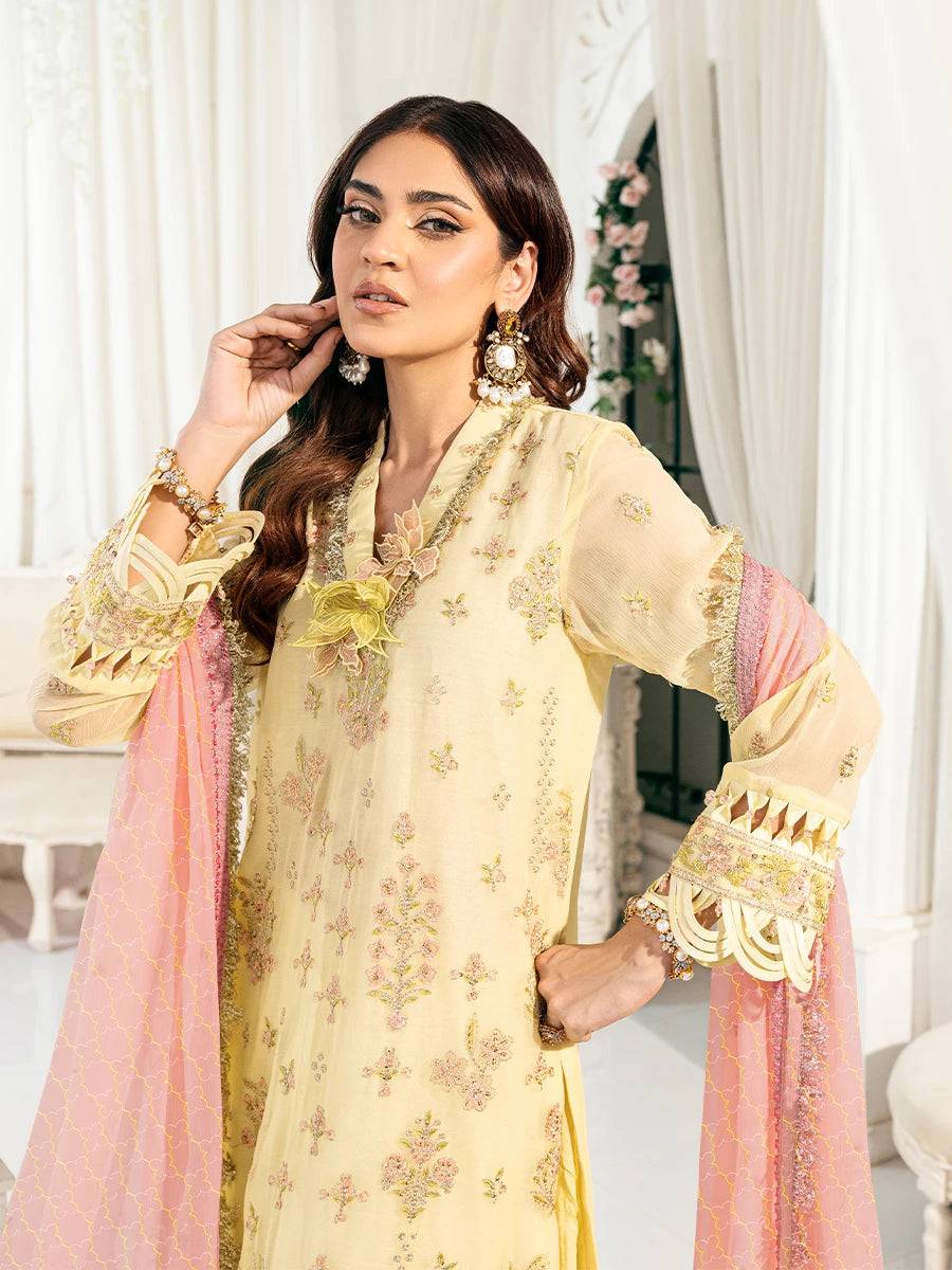 Salitex | Signature Festive Chiffon | CH040 by Maria Faisal - Registered Vendor of : Salitex - type : Ladies Clothes - 100% original wedding dresses