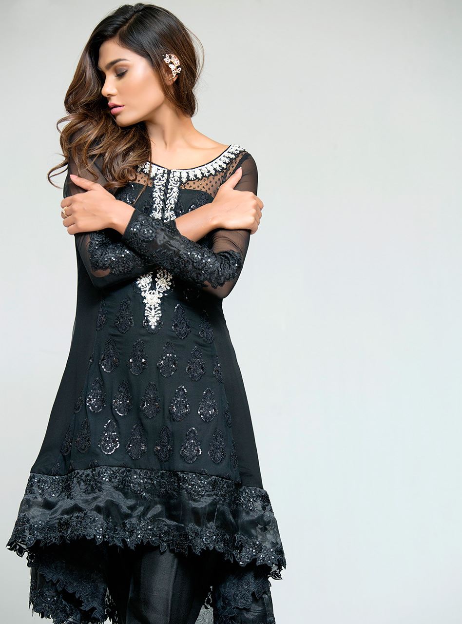 Zainab Chottani | Semi Formals | DARK TALES - Ladies Clothes - Maria Faisal