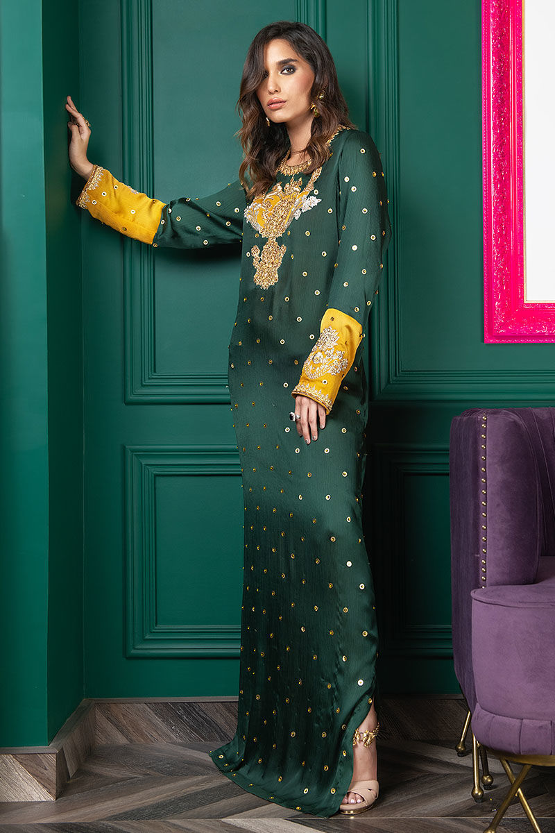 Wardha Saleem | Luxury Pret Fusion Wear | WS22-034 - Ladies Clothes 