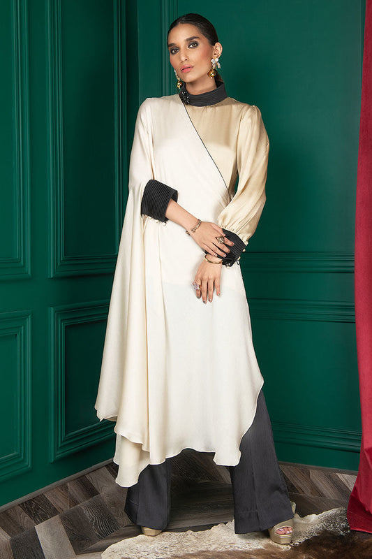 Wardha Saleem | Luxury Pret Fusion Wear | WS22-023 - Ladies Clothes 