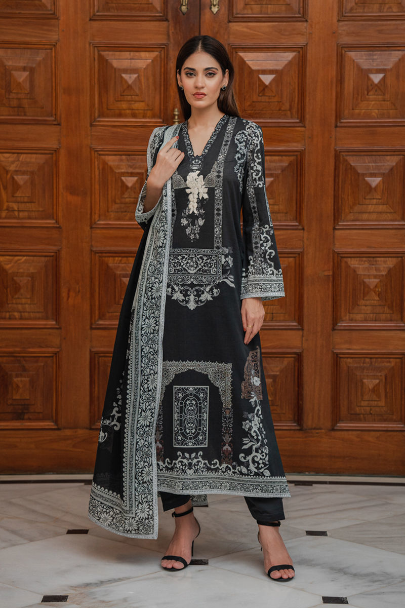 Shamaeel Ansari | Gulrang Lawn | LE-04 - Ladies Clothes - Maria Faisal