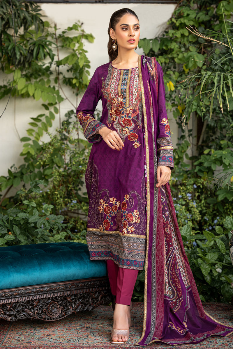 Shamaeel Ansari | Gulrang Lawn | LP-02 - Ladies Clothes - Maria Faisal