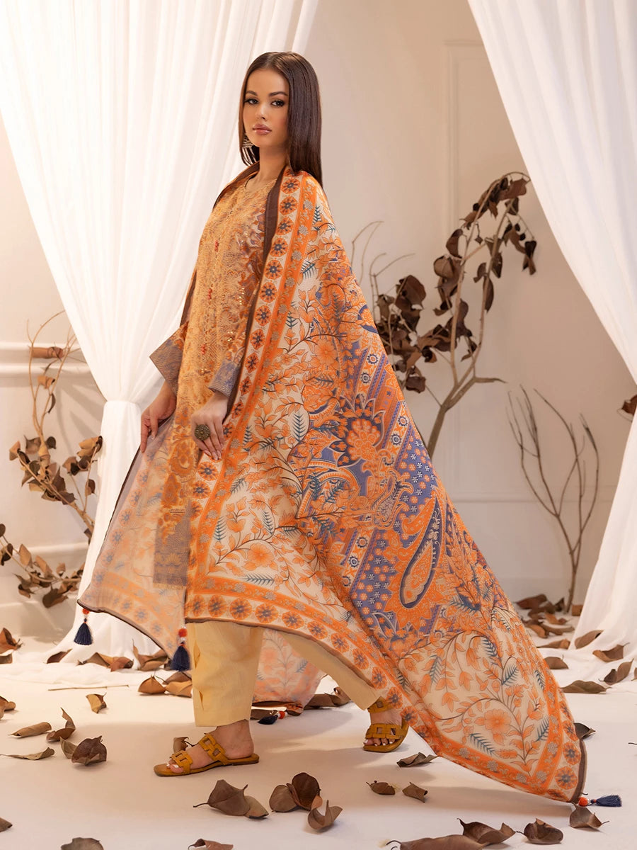 Salitex | Khaddar 24 |  K-02 - Ladies Clothes - Maria Faisal