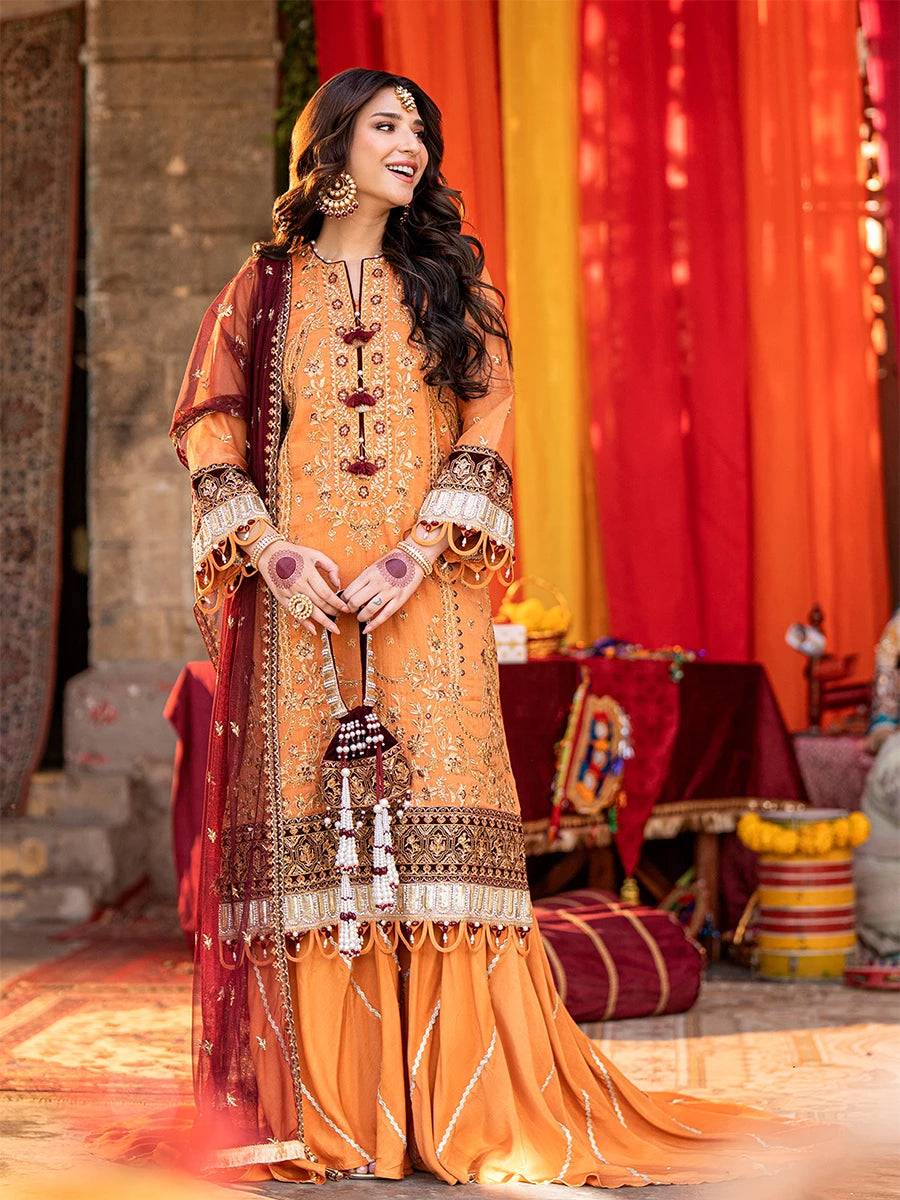 Salitex | Shehnai Festive | JI005 by Maria Faisal - Registered Vendor of : Salitex - type : Ladies Clothes - 100% original wedding dresses