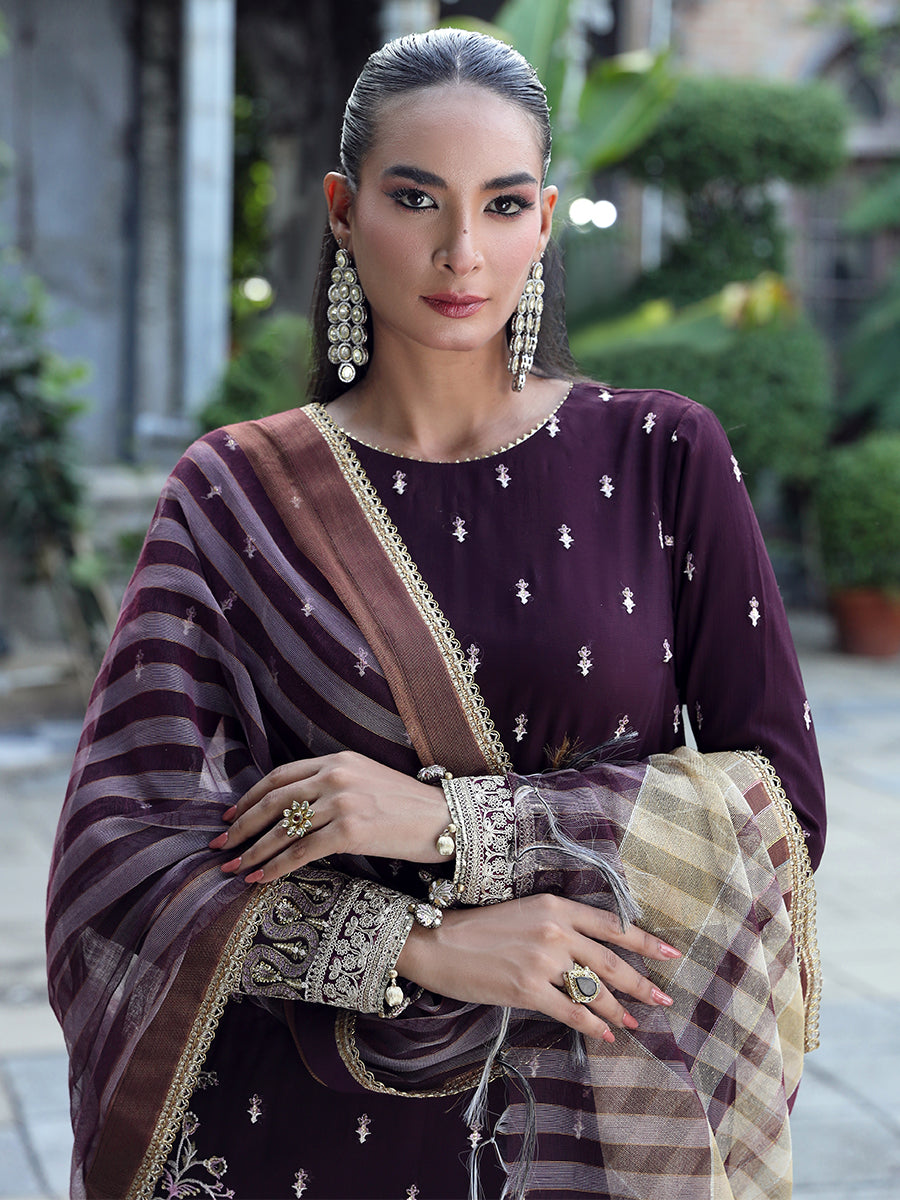 Salitex | Raaya Chiffon 24 | M11 - Wedding Dress - Maria Faisal