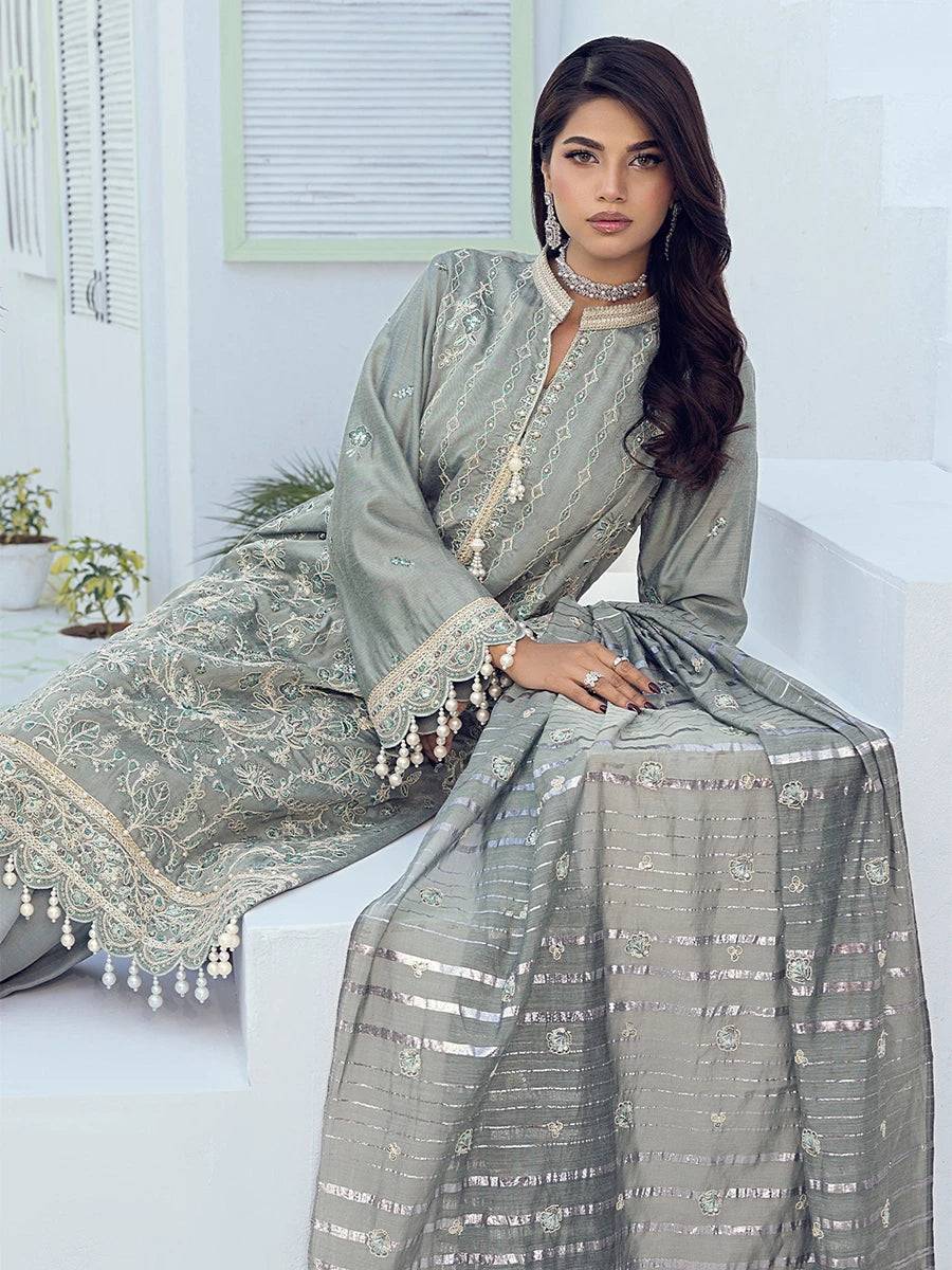 Salitex | Signature Festive Chiffon | NO010 by Maria Faisal - Registered Vendor of : Salitex - type : Ladies Clothes - 100% original wedding dresses