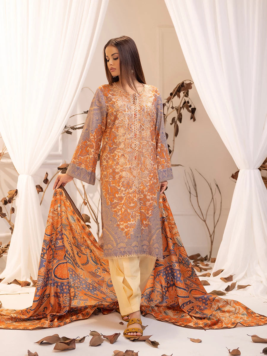 Salitex | Khaddar 24 |  K-02 - Ladies Clothes - Maria Faisal