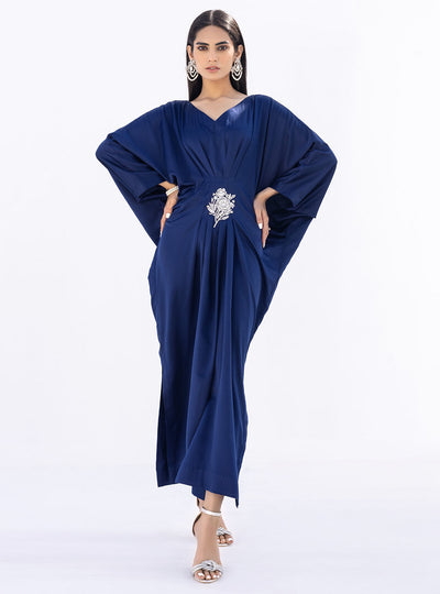 Zainab Chottani | The Kaftan Edit | Blue Topaz - Formal Dress - available at Maria Faisal in UK and USA.