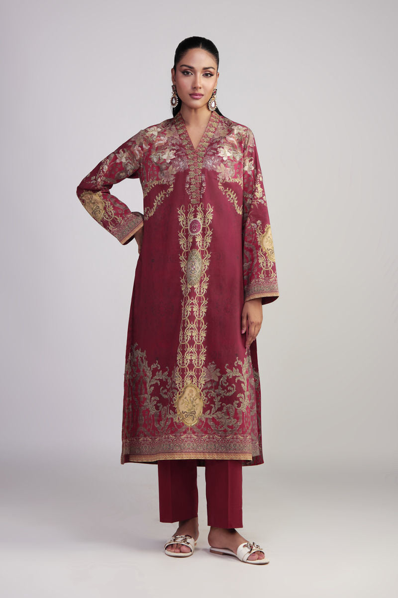Shamaeel Ansari | Gulrang Lawn | Gulrang-05 - Ladies Clothes - Maria Faisal