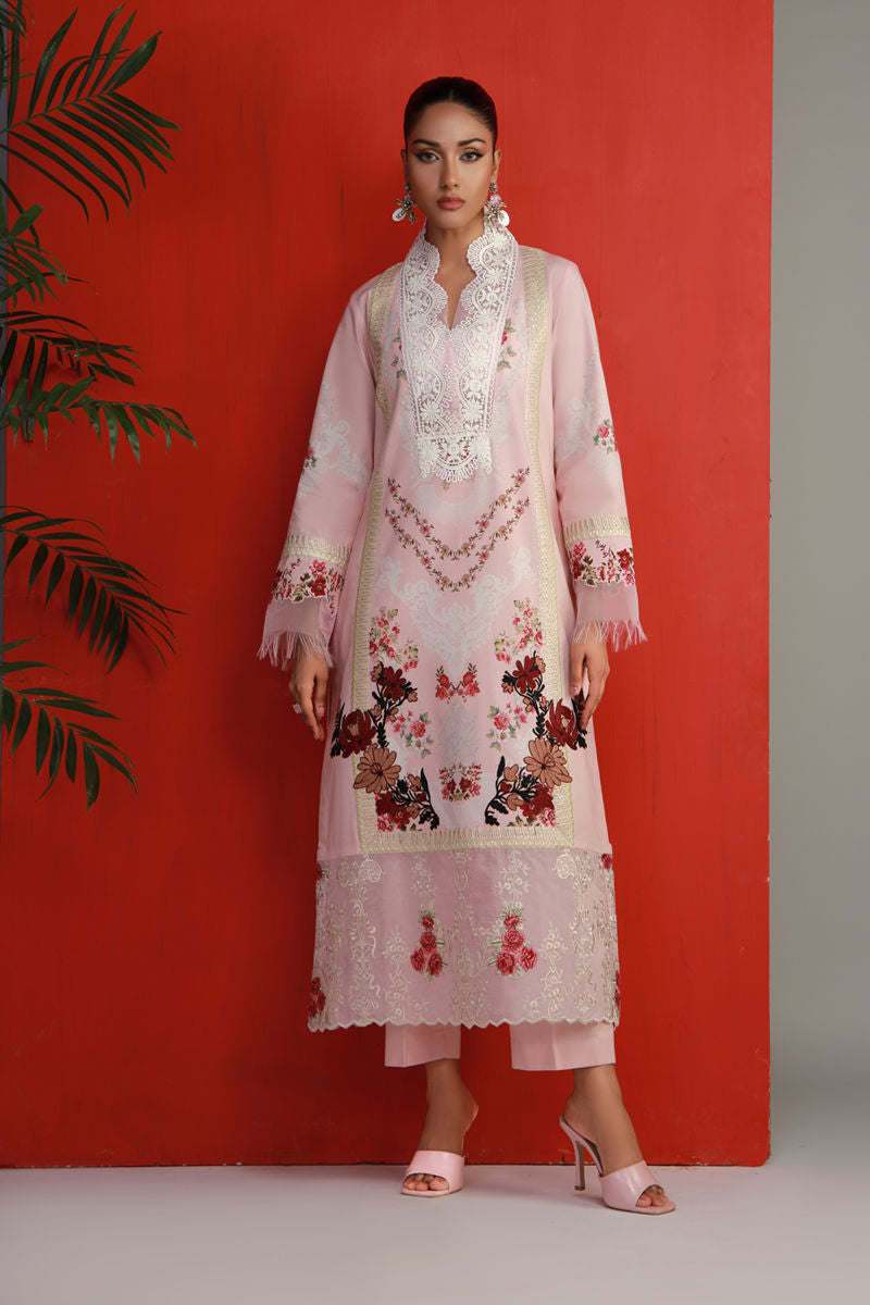 Shamaeel Ansari | Gulrang Lawn | Gulrang-08 - Ladies Clothes - Maria Faisal