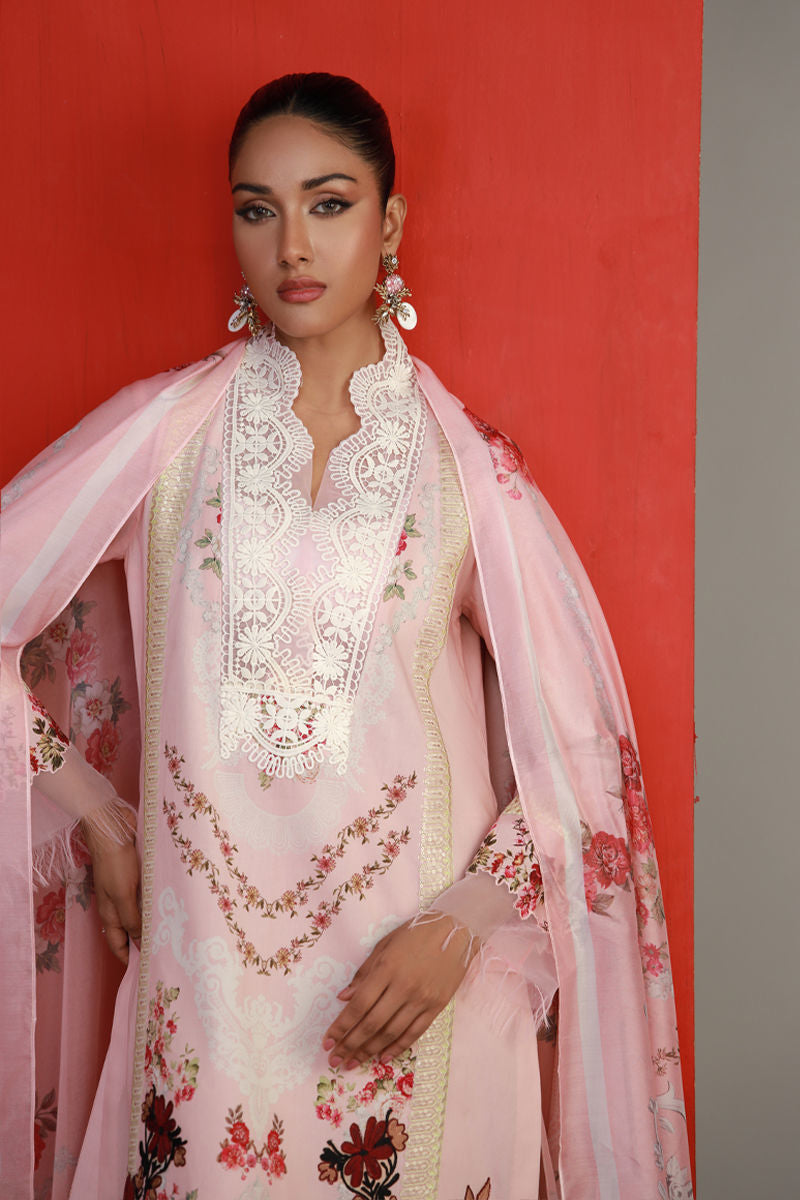 Shamaeel Ansari | Gulrang Lawn | Gulrang-08 - Ladies Clothes - Maria Faisal