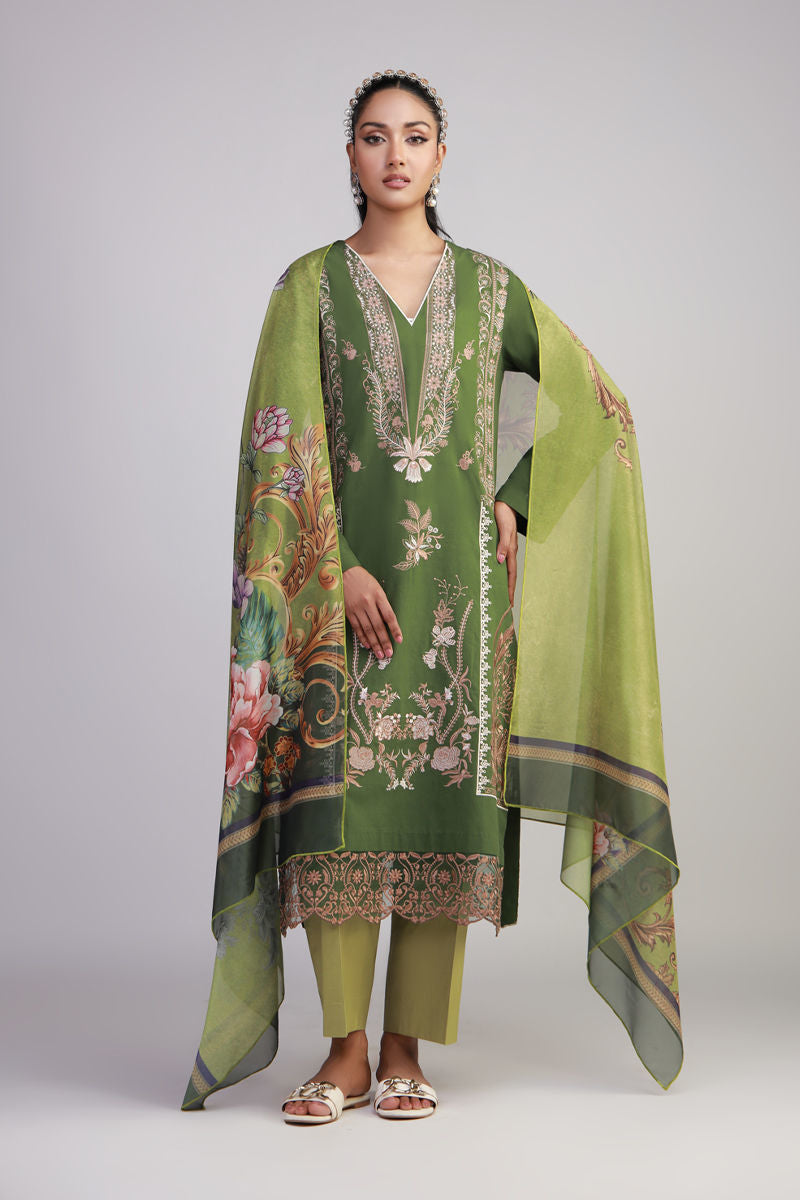 Shamaeel Ansari | Gulrang Lawn | Gulrang-10 - Ladies Clothes - Maria Faisal