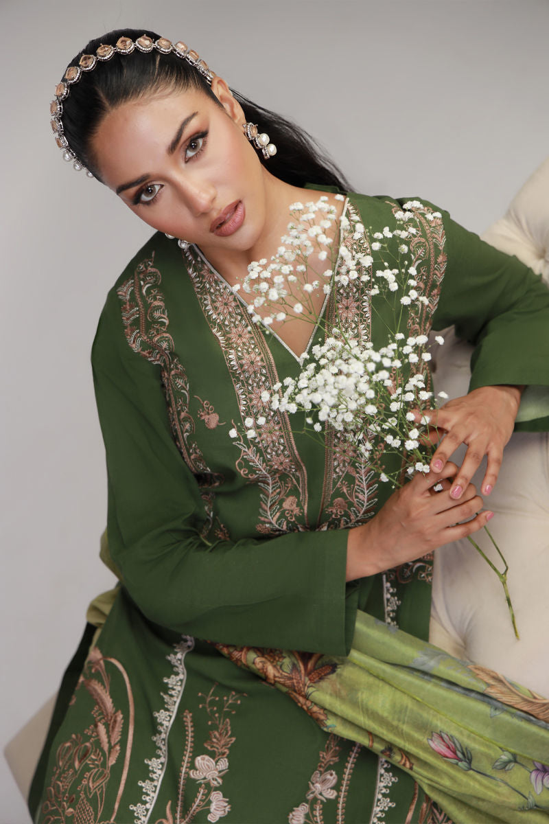 Shamaeel Ansari | Gulrang Lawn | Gulrang-10 - Ladies Clothes - Maria Faisal
