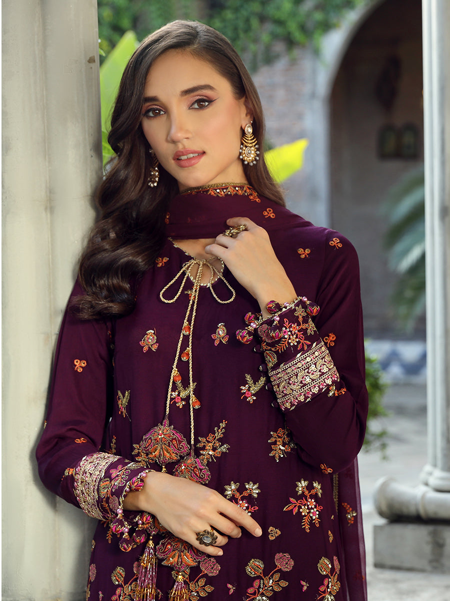 Salitex | Raaya Chiffon 24 | M10 - Wedding Dress - Maria Faisal