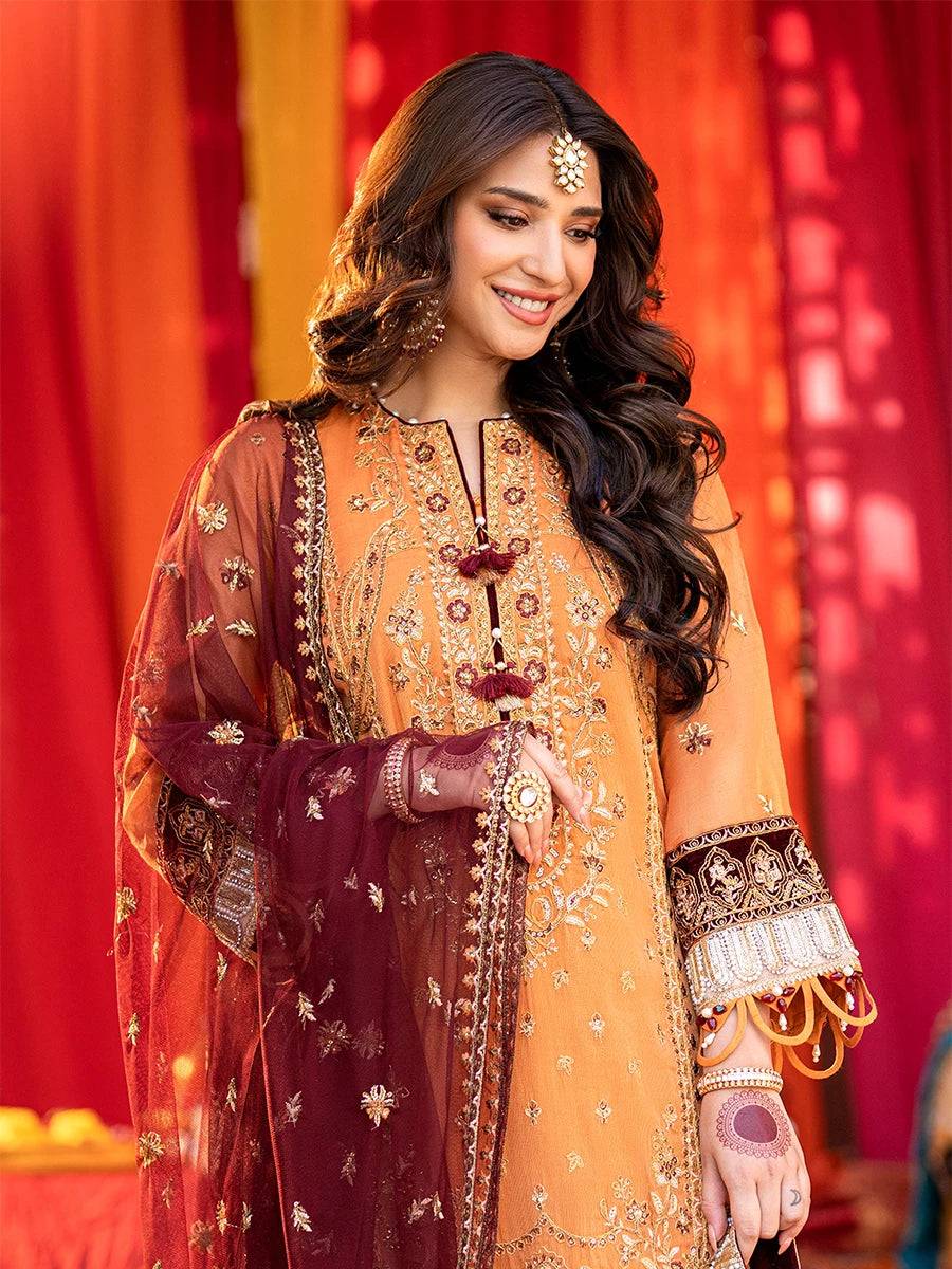 Salitex | Shehnai Festive | JI005 by Maria Faisal - Registered Vendor of : Salitex - type : Ladies Clothes - 100% original wedding dresses