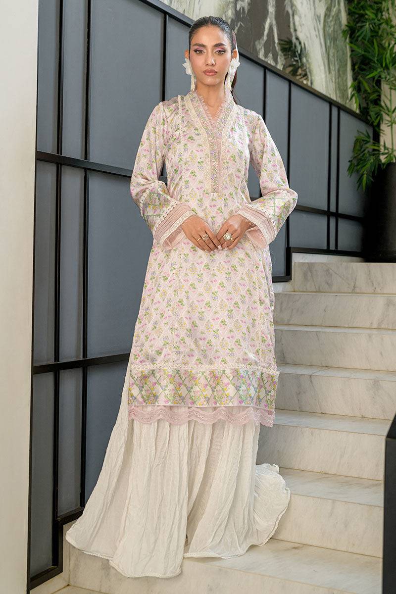 Fatima Khan | Eid Digital Silk Prints | Abloom by Maria Faisal - Registered Vendor of : Fatima Khan - type : Ladies Clothes - 100% original wedding dresses
