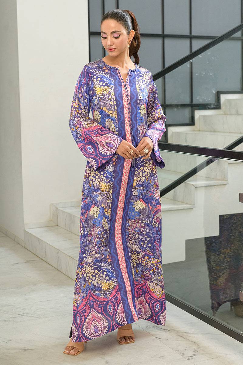 Fatima Khan | Eid Digital Silk Prints | Amethyst by Maria Faisal - Registered Vendor of : Fatima Khan - type : Ladies Clothes - 100% original wedding dresses