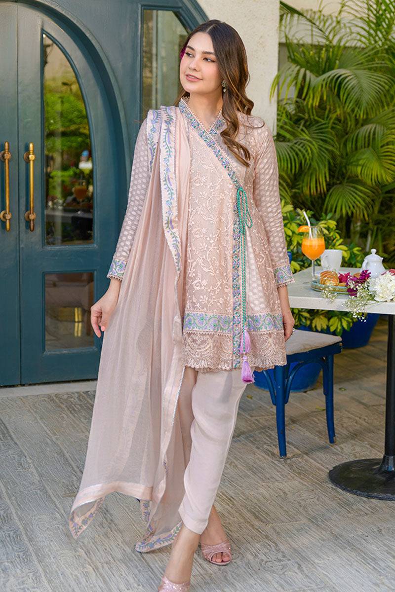 Fatima Khan | La Fleur Eid Edit | Peach Please by Maria Faisal - Registered Vendor of : Fatima Khan - type : Ladies Clothes - 100% original wedding dresses
