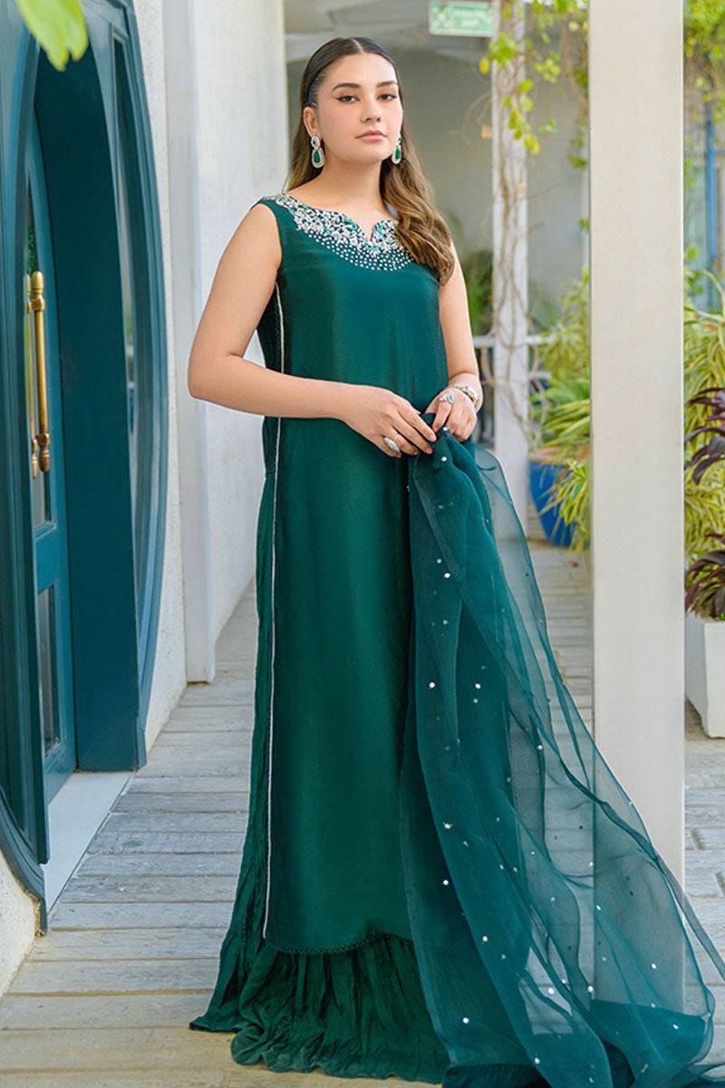 Fatima Khan | La Fleur Eid Edit | Viridity by Maria Faisal - Registered Vendor of : Fatima Khan - type : Ladies Clothes - 100% original wedding dresses