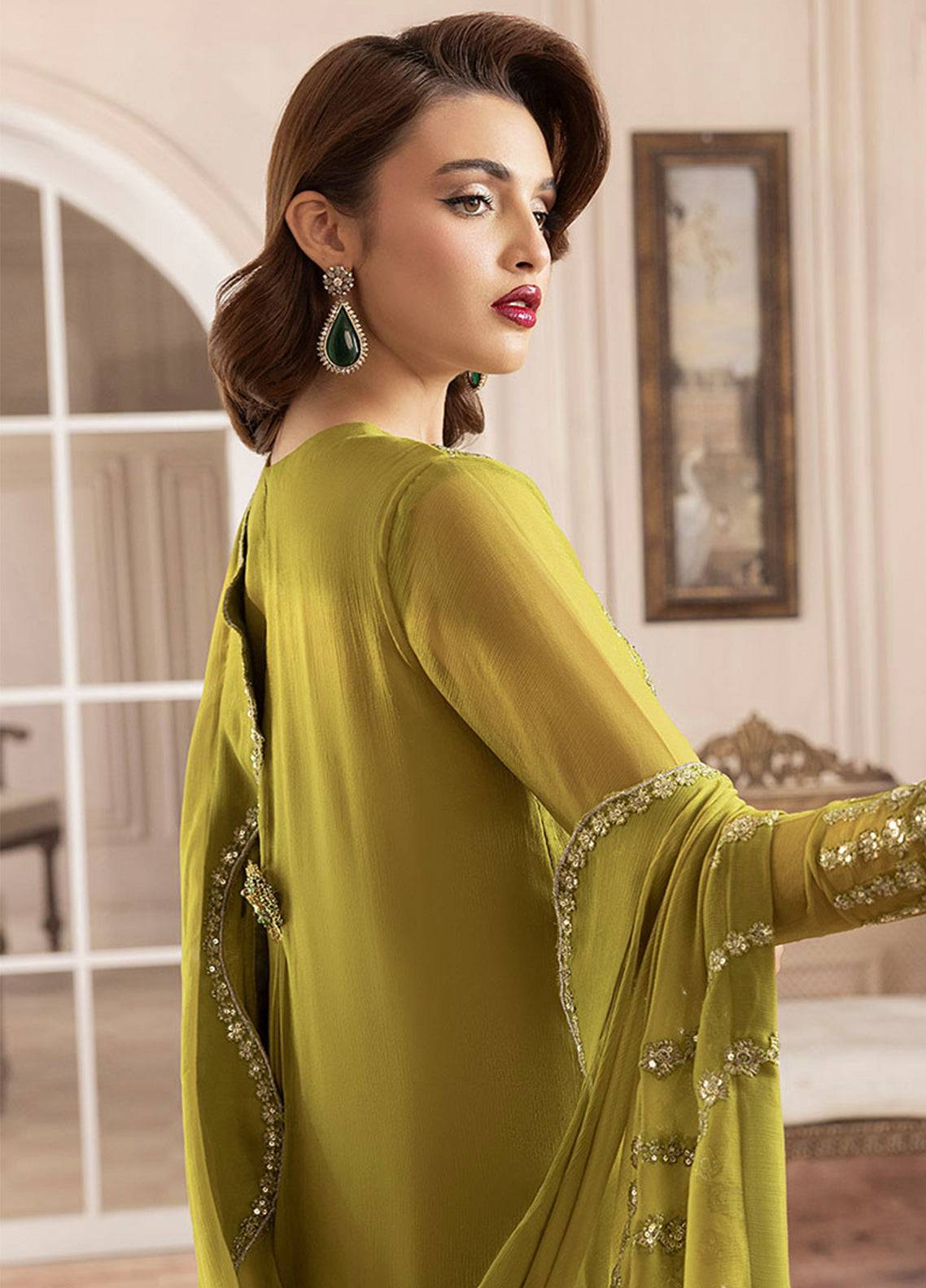 Sahane | Elyssa Festive Chiffon | CT-19001 Eve - ELYSSA by Maria Faisal - Registered Vendor of : Sahane - type : Ladies Clothes - 100% original wedding dresses