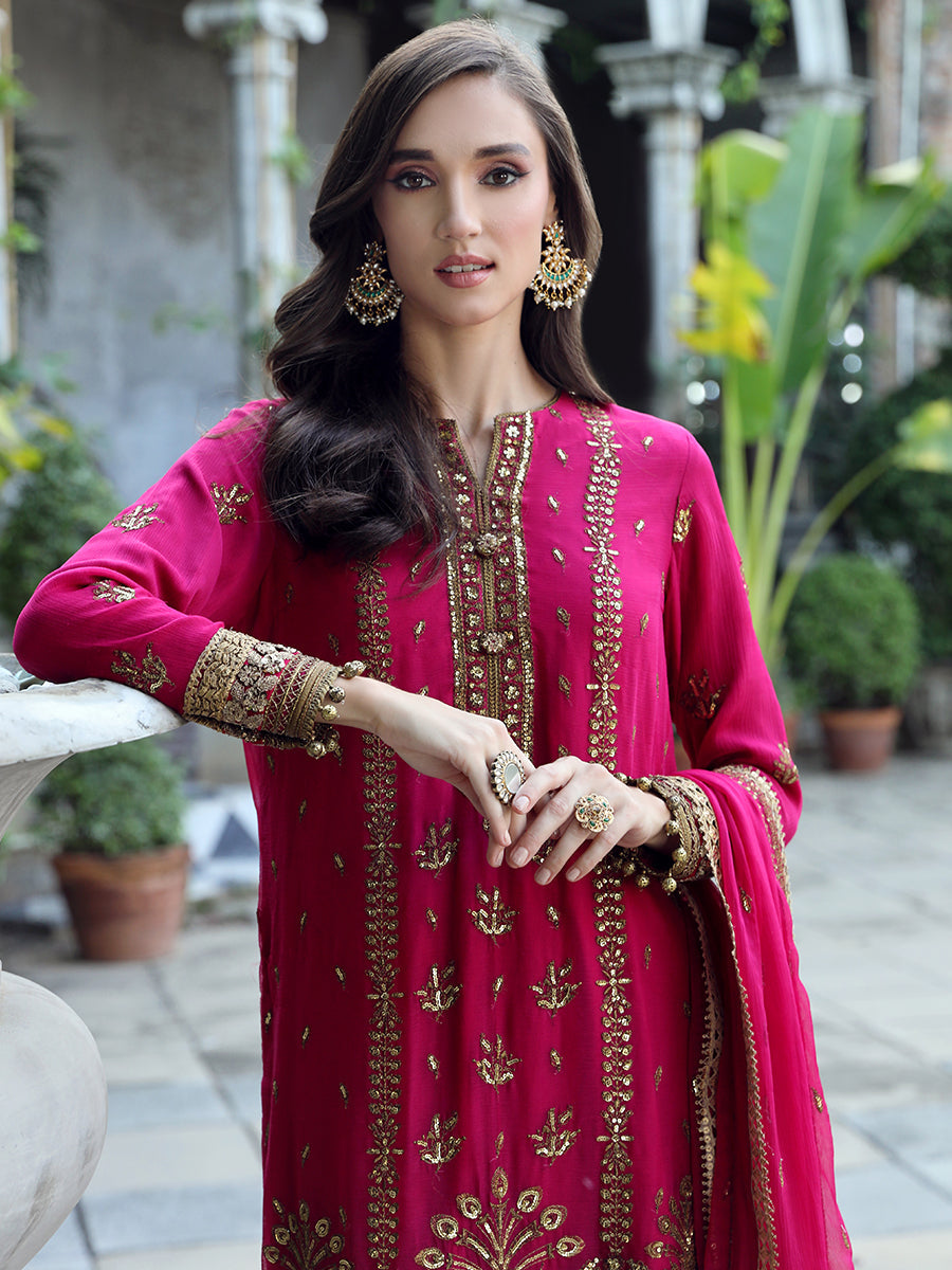 Salitex | Raaya Chiffon 24 | M02 - Wedding Dress - Maria Faisal