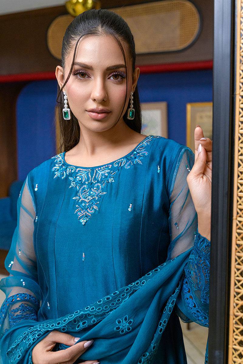 Fatima Khan | La Fleur Eid Edit | Azure Jade by Maria Faisal - Registered Vendor of : Fatima Khan - type : Ladies Clothes - 100% original wedding dresses