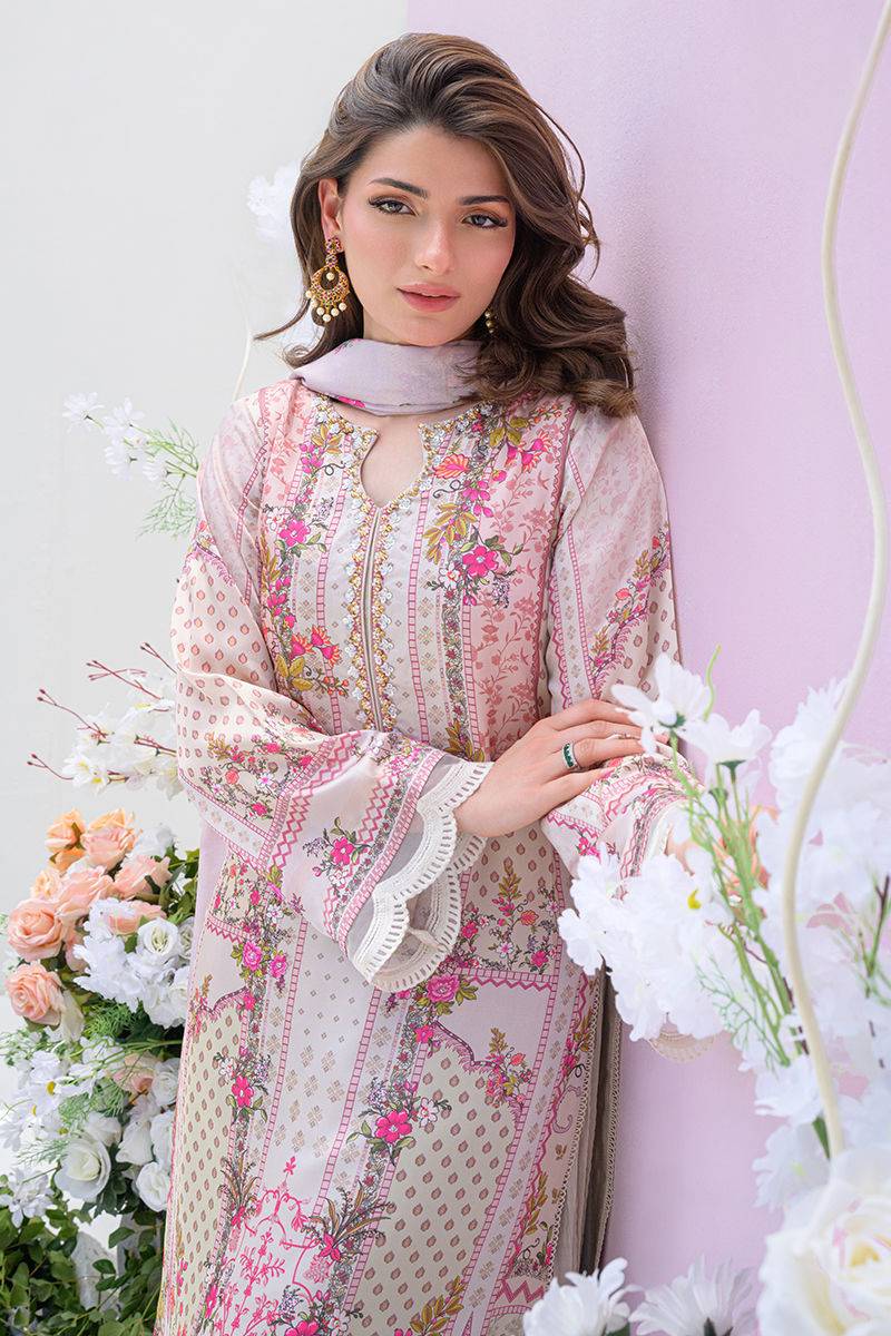 Fatima Khan | Eid Digital Silk Prints | Floralia by Maria Faisal - Registered Vendor of : Fatima Khan - type : Ladies Clothes - 100% original wedding dresses