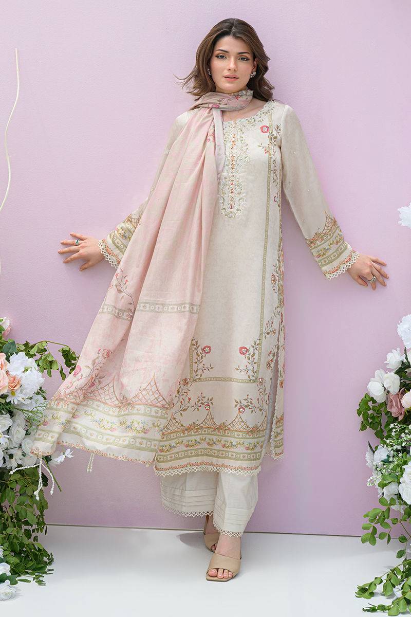 Fatima Khan | Eid Digital Silk Prints | Elysium by Maria Faisal - Registered Vendor of : Fatima Khan - type : Ladies Clothes - 100% original wedding dresses