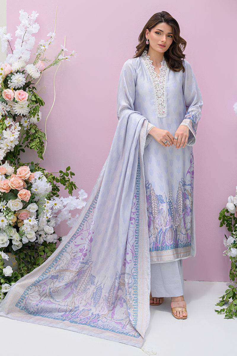 Fatima Khan | Eid Digital Silk Prints | Dawn by Maria Faisal - Registered Vendor of : Fatima Khan - type : Ladies Clothes - 100% original wedding dresses
