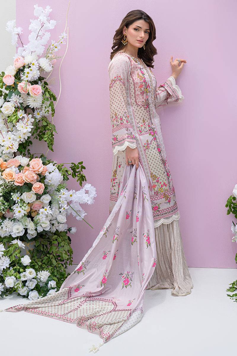 Fatima Khan | Eid Digital Silk Prints | Floralia by Maria Faisal - Registered Vendor of : Fatima Khan - type : Ladies Clothes - 100% original wedding dresses