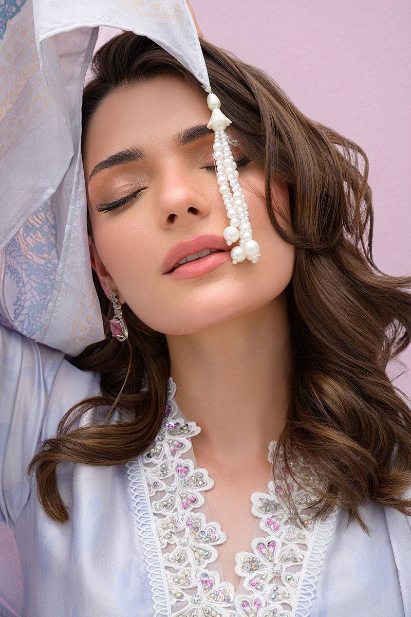 Fatima Khan | Eid Digital Silk Prints | Dawn by Maria Faisal - Registered Vendor of : Fatima Khan - type : Ladies Clothes - 100% original wedding dresses