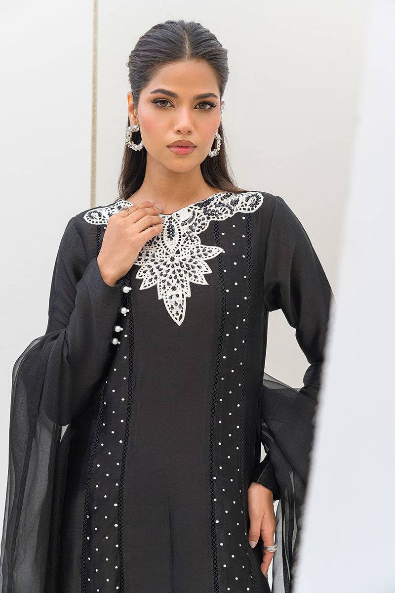 Fatima Khan | Serene Eid Luxe Pret | Obsidian by Maria Faisal - Registered Vendor of : Fatima Khan - type : Ladies Clothes - 100% original wedding dresses