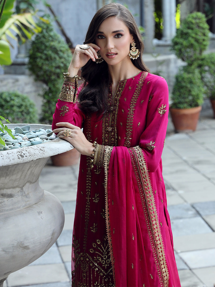 Salitex | Raaya Chiffon 24 | M02 - Wedding Dress - Maria Faisal