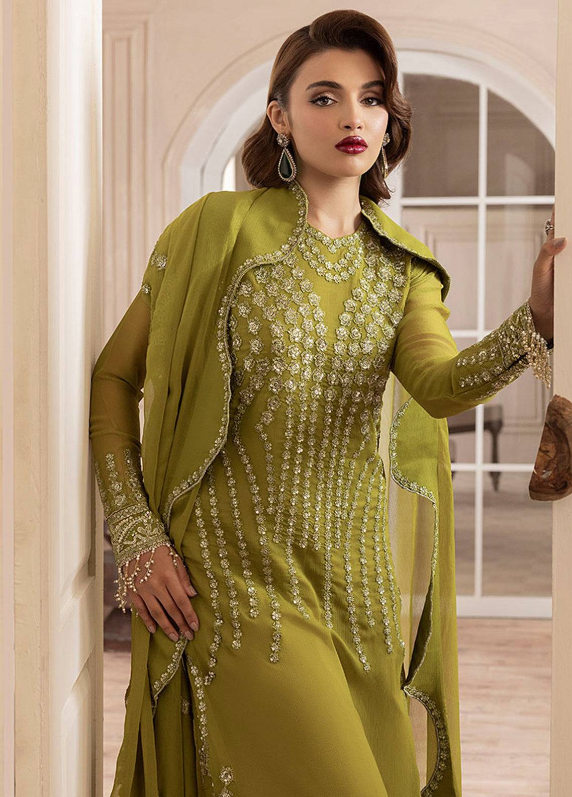 Sahane | Elyssa Festive Chiffon | CT-19001 Eve - ELYSSA by Maria Faisal - Registered Vendor of : Sahane - type : Ladies Clothes - 100% original wedding dresses