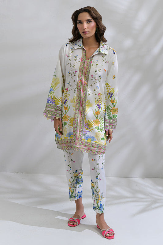 Fatima Khan | FK Prints | Palm Whisper - Ladies Clothes - Maria Faisal