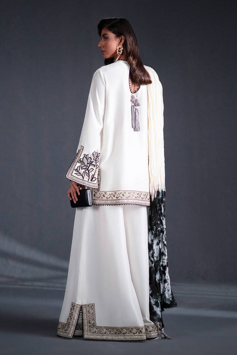 MNR | Chai Coffee Luxury Pret | Silken Tea by Maria Faisal - Registered Vendor of : MNR - type : Ladies Clothes - 100% original wedding dresses