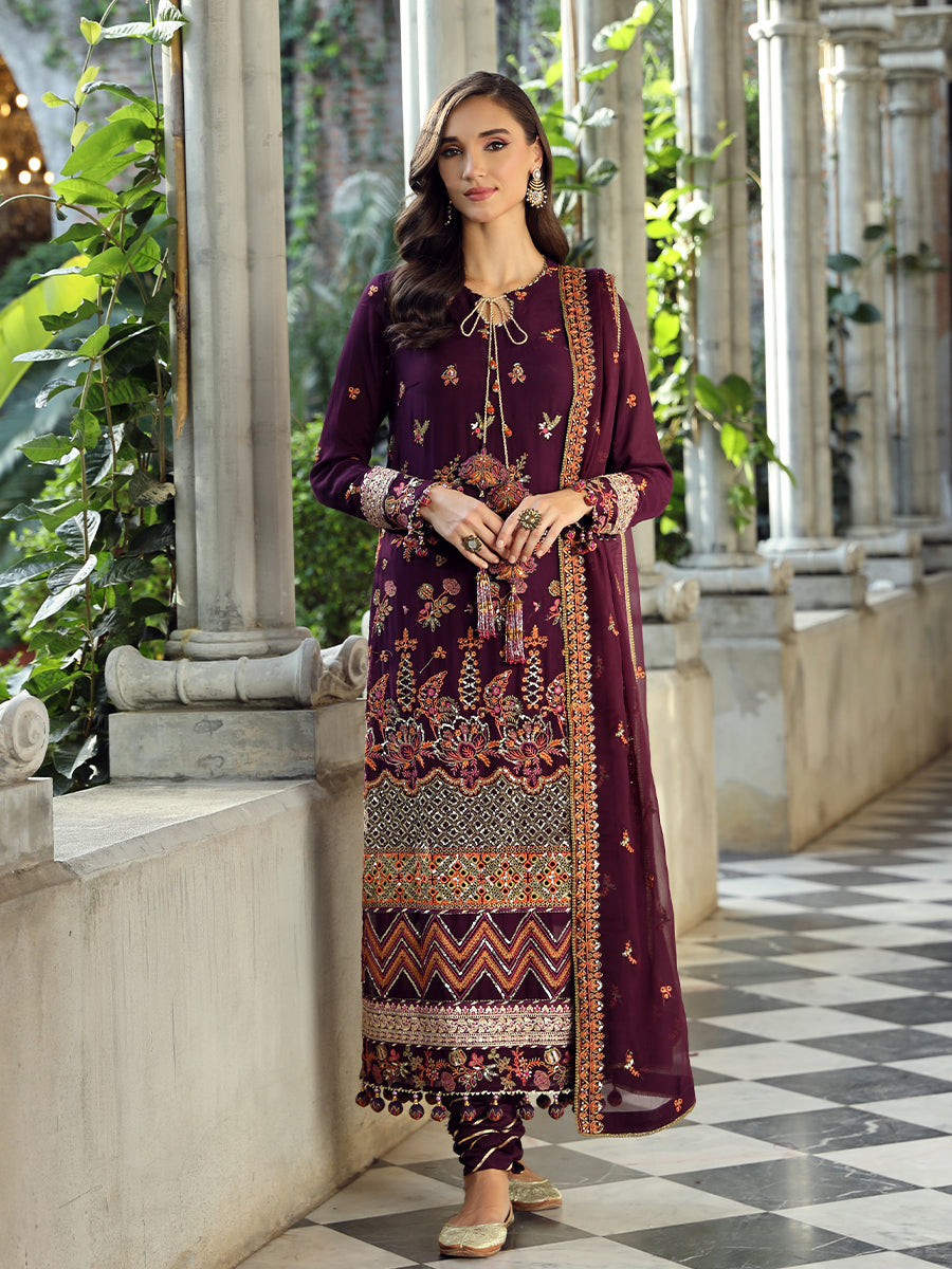 Salitex | Raaya Chiffon 24 | M10 - Wedding Dress - Maria Faisal