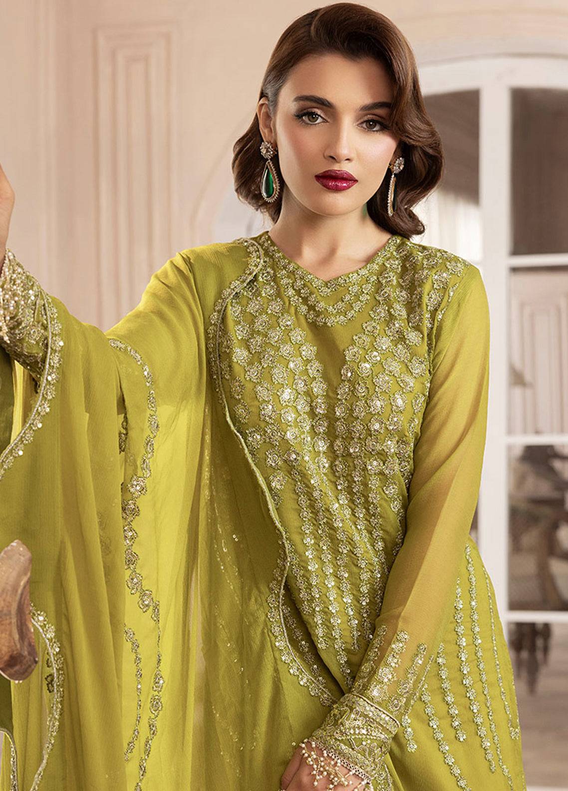 Sahane | Elyssa Festive Chiffon | CT-19001 Eve - ELYSSA by Maria Faisal - Registered Vendor of : Sahane - type : Ladies Clothes - 100% original wedding dresses