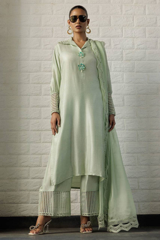 Deepak Perwani | Summer Festive 25 | Mint by Maria Faisal - Registered Vendor of : Deepak Perwani - type : Ladies Clothes - 100% original wedding dresses