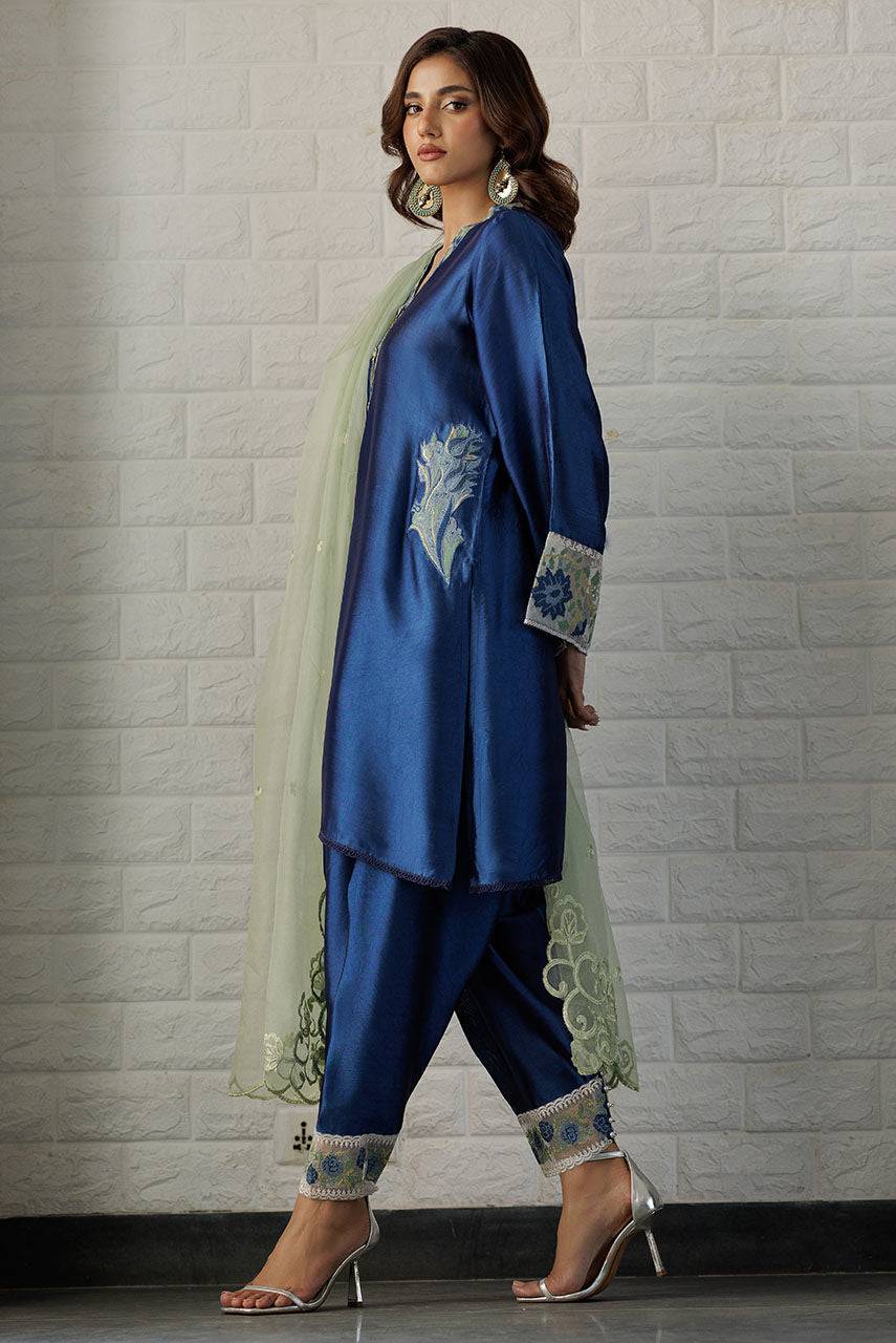 Deepak Perwani | Summer Festive 25 | Blue Waters by Maria Faisal - Registered Vendor of : Deepak Perwani - type : Ladies Clothes - 100% original wedding dresses