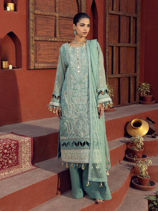 Salitex | Signature Festive Chiffon | JI013 by Maria Faisal - Registered Vendor of : Salitex - type : Ladies Clothes - 100% original wedding dresses