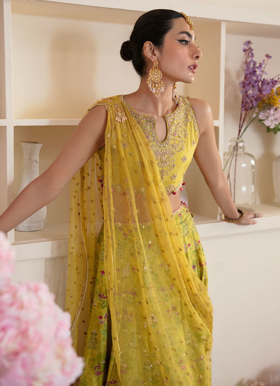 Farah Talib Aziz | Mayna Festive Luxe | ELIKA LIME
