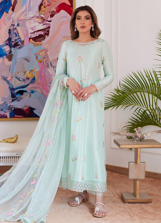 Farah Talib Aziz | Luna Eid Collection 24 | ELYSSIA MINT - Ladies Clothes - Maria Faisal