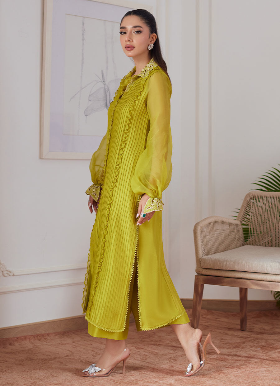 Farah Talib Aziz | Luna Eid Collection 24 | FAUSTINE KIWI - Ladies Clothes - Maria Faisal