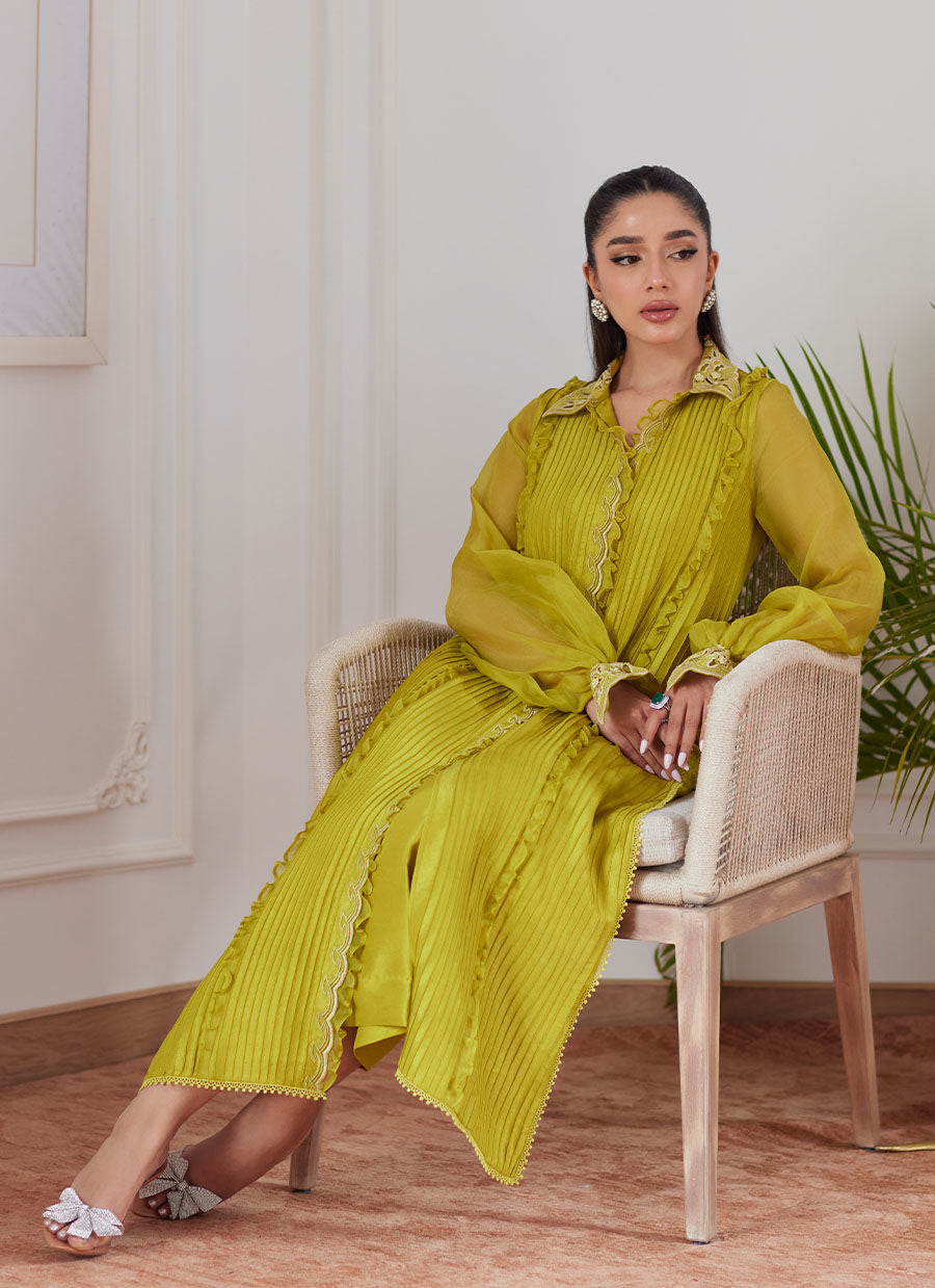 Farah Talib Aziz | Luna Eid Collection 24 | FAUSTINE KIWI - Ladies Clothes - Maria Faisal