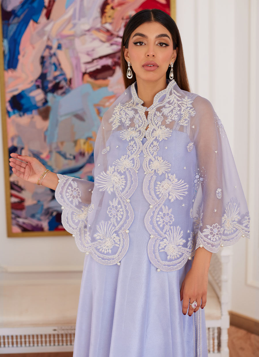 Farah Talib Aziz | Luna Eid Collection 24 | FLEUR LAVENDER - Ladies Clothes - Maria Faisal