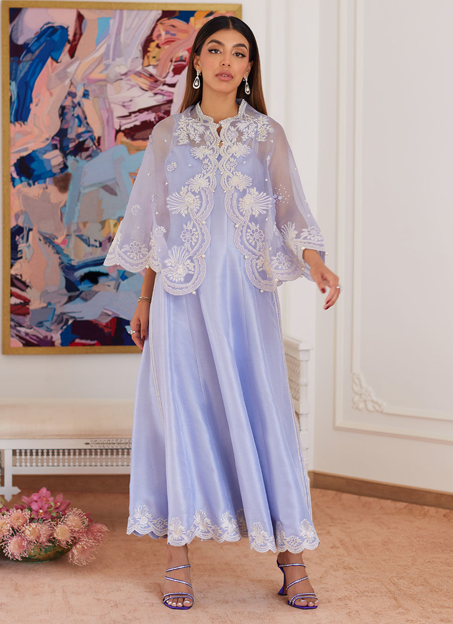 Farah Talib Aziz | Luna Eid Collection 24 | FLEUR LAVENDER - Ladies Clothes - Maria Faisal