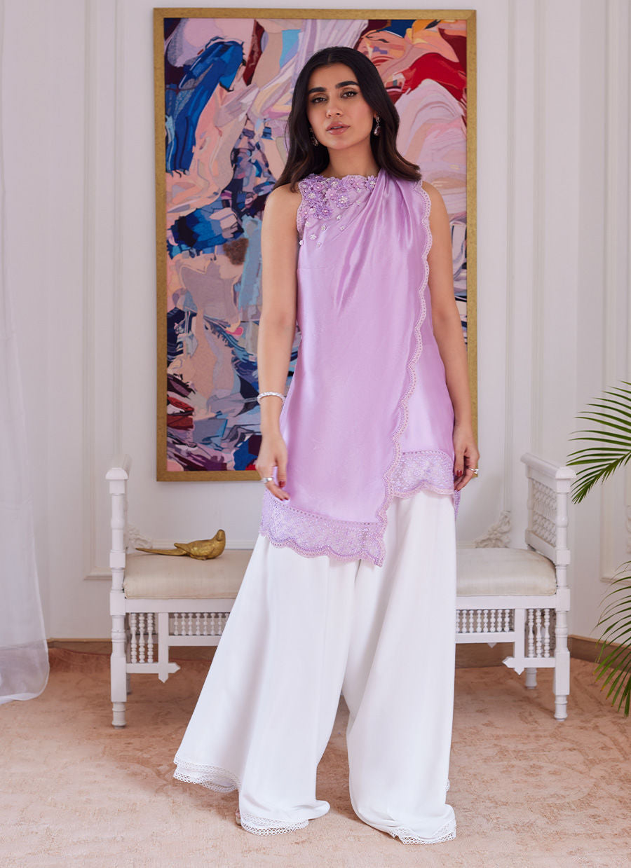 Farah Talib Aziz | Luna Eid Collection 24 | SUZETTE LAVENDER - Ladies Clothes - Maria Faisal