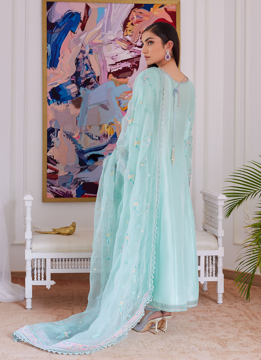 Farah Talib Aziz | Luna Eid Collection 24 | AURELLA MINT - Ladies Clothes - Maria Faisal