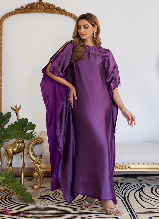 Farah Talib Aziz | Luna Eid Collection 24 | MAYLONE SPARKLING GRAPE - Ladies Clothes - Maria Faisal